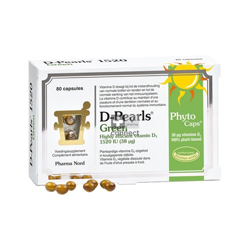 D-Pearls Green 1520 80 Capsules