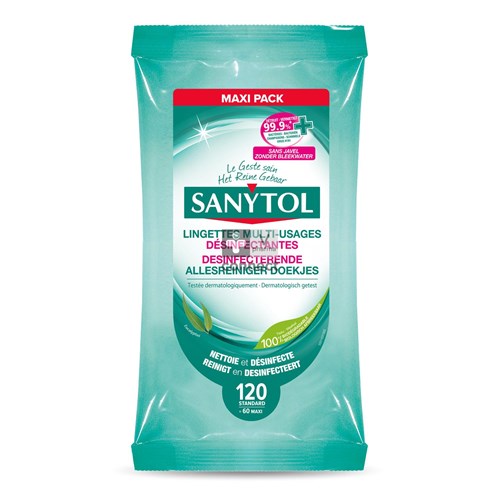 Sanytol Lingettes Desinfectantes Q.120