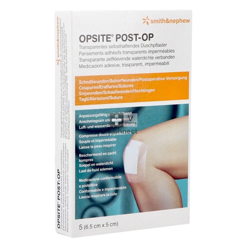 Opsite Post Op Pi Pharma 6,5x5cm 5 Pip