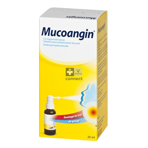 Mucoangin 2,5mg Verstuiving Spray Opl 20ml