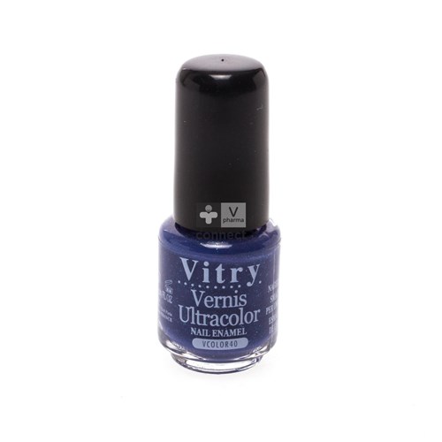 Vitry Vernis à Ongles Bleu Navy 4 ml