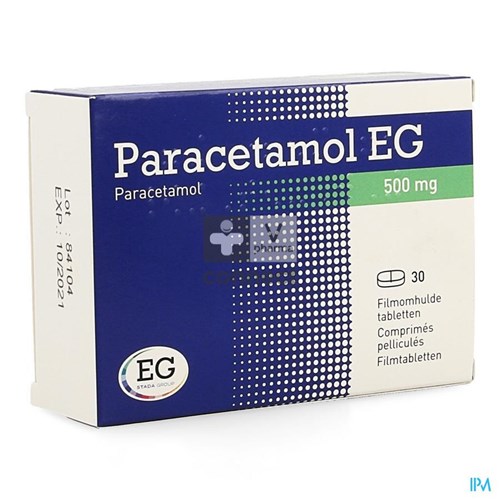 Paracetamol Eg 500 mg 30 tabletten