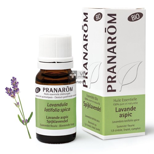 Spijk Lavendel Bio Ess Olie 10ml Pranarom