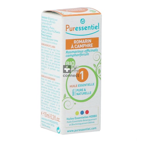 Puressentiel Romarin Camphre Huile Essentielle Bio  10 ml