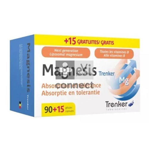 Magnesis Trenker  90+15 gelules