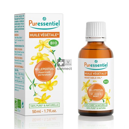 Puressentiel Huile végétale Bio Millepertuis 50 Ml