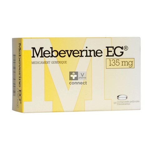 Mebeverine Eg 135mg Filmomh Tabl 120 X 135mg