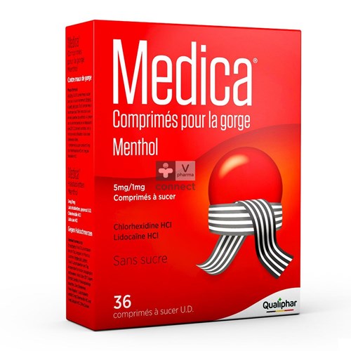 Medica Keeltabletten zonder suiker 36 tabletten