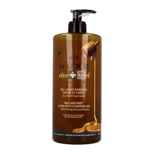 Nuxe Reve De Miel Gel Nettoyant Surgras 750ml