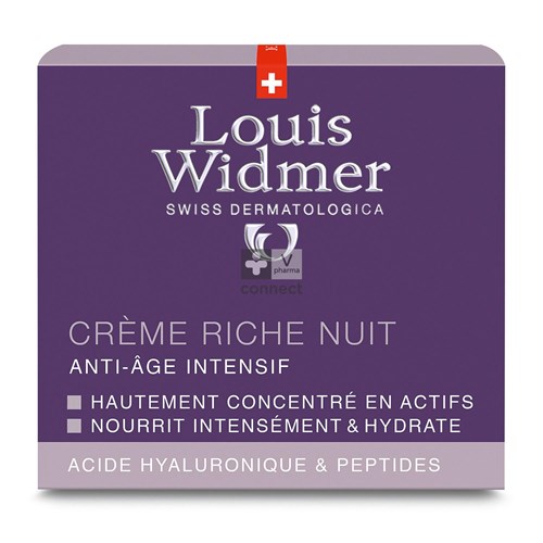 Widmer Crème Riche Nuit Parfumée 50 ml