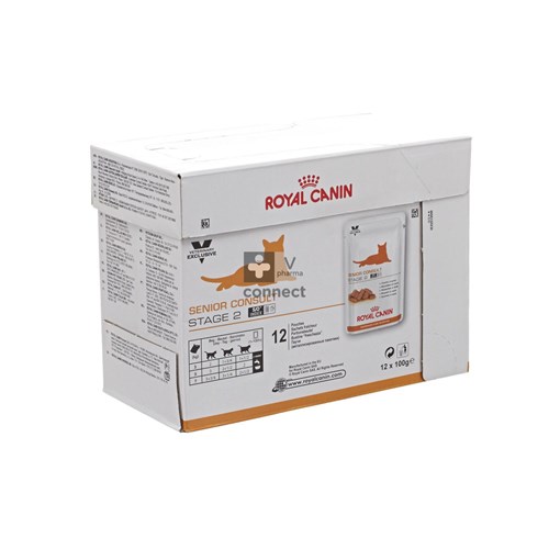 Royal Canin Vet Care Kattenvoer Senior Consult Stage 2  12 zakjes