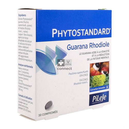 Phytostandard Guarana/Rhodiole 30 Comprimés