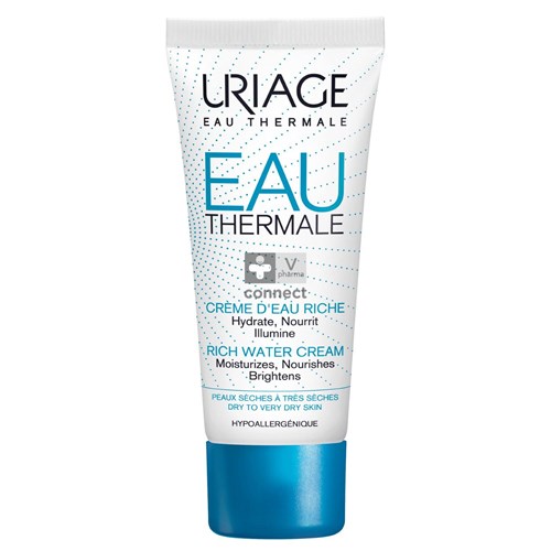 Uriage Thermaal Water Creme Rijk Water 40ml