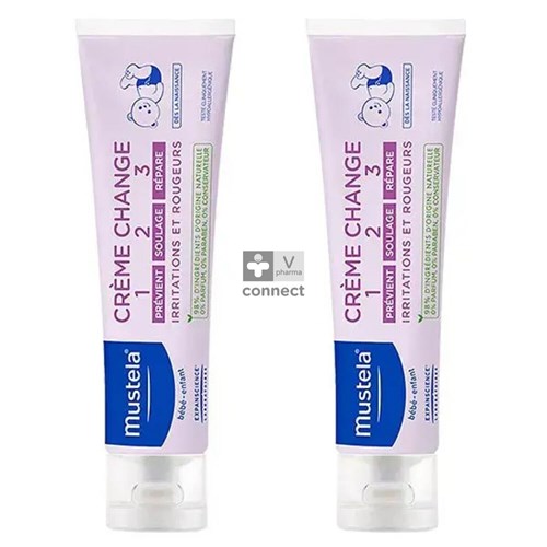 Mustela Ch Creme Luierwissel 2x100ml Promo