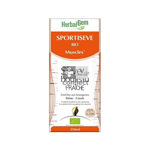 Herbalgem Sportiseve Bio Spieren Gewrichten 250ml