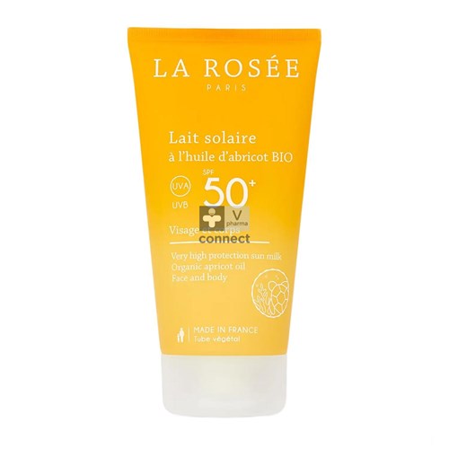 La Rosee Lait Solaire Huile Abricot Ip50 150 ml