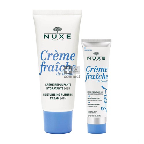 Nuxe Crème Fraiche Repulpante 30 ml + 3 en 1 15 ml