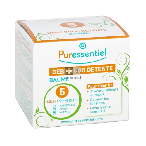 Puressentiel Bébé Dodo Détente Baume aux 5 Huiles Essentielles 50 ml