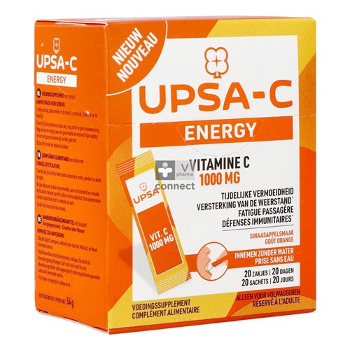 Upsa C Energy 1000mg Zakje 20