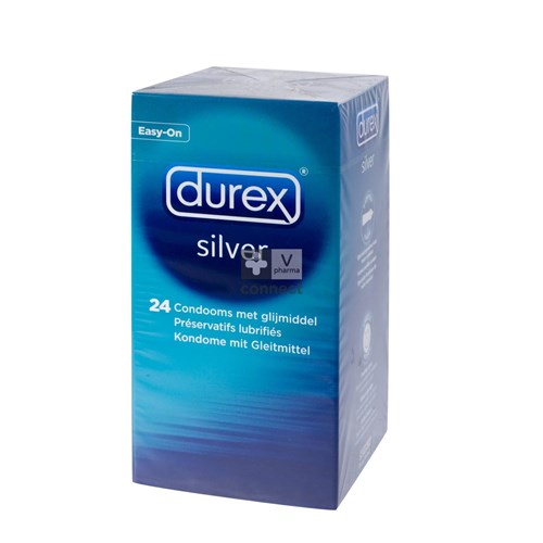 Durex Silver Preservatifs 24 Pieces