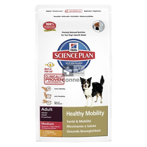 Hills Science Plan Canine Adult Healthy Mobility Medium 3 Kg