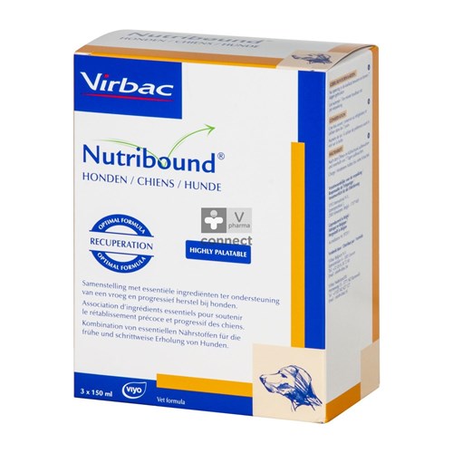 Nutribound Dog Tripack Susp Buva 3x150ml