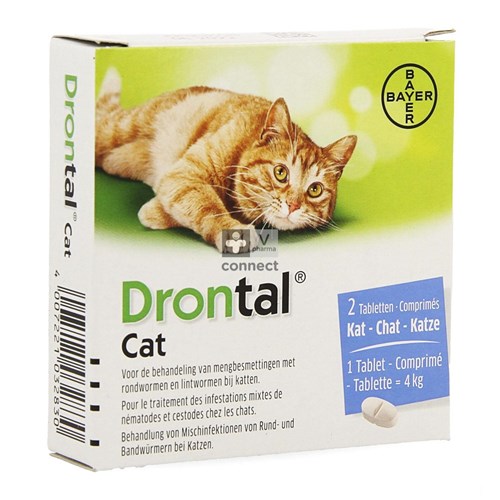 Drontal Chat 4Kg 2 Comprimés