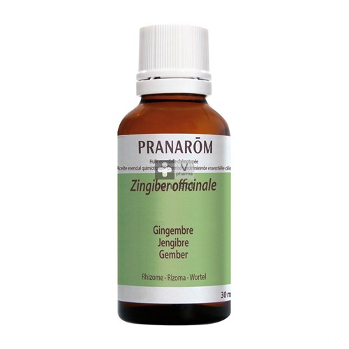 Pranarom Gingembre Huile Essentielle 30 ml