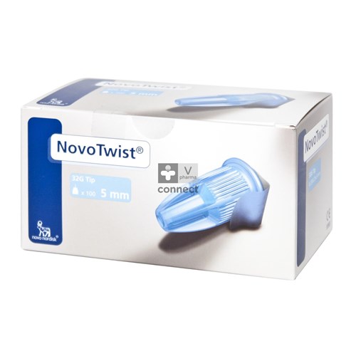 NovoTwist Aiguilles 32G 5 mm 100 Pièces