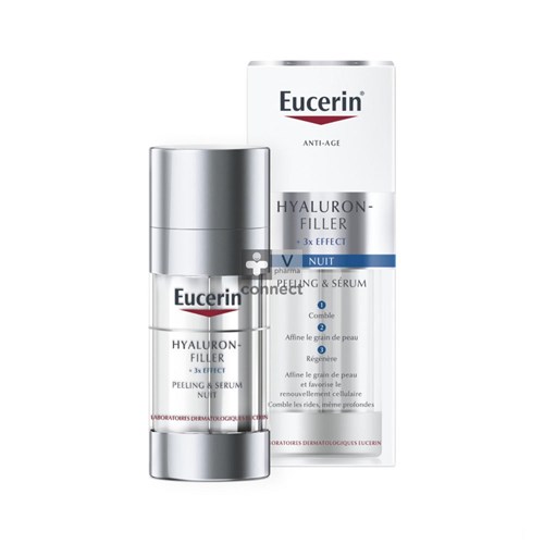 Eucerin Hyaluron-filler X3 Peeling&serum Nacht30ml