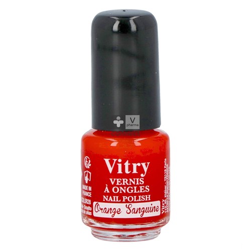 Vitry Vernis à Ongles 28 Orange Sanguine 4 ml