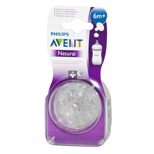 Philips Avent Natural Zuigspeen Dikke Voeding 2