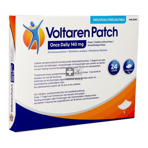 Voltaren Patch 140mg Once Daily Pleister 5