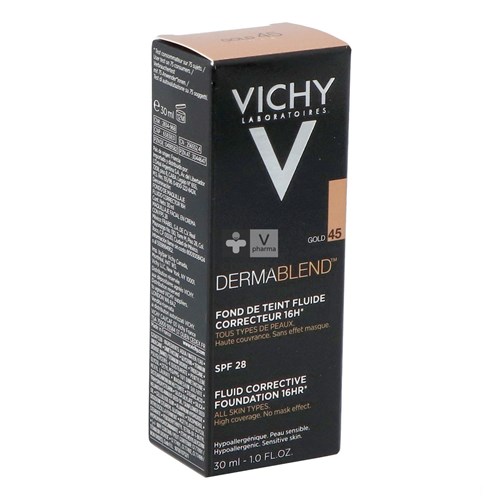 Vichy Fdt Dermablend Fluide 45 Gold 30ml