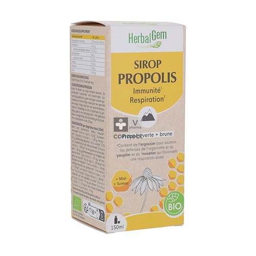 Herbalgem Propolis Sirop Bio 150 ml