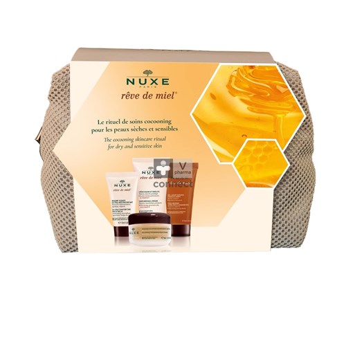 Nuxe Reve De Miel Trousse Cocooning 4prod