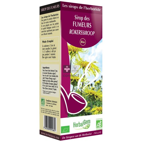 Herbalgem Sirop des Fumeurs Bio 250 ml