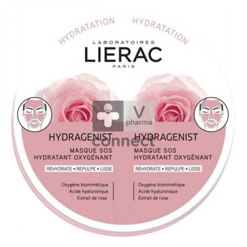 Lierac Hydragenist Masker Zakje 2 X 6ml