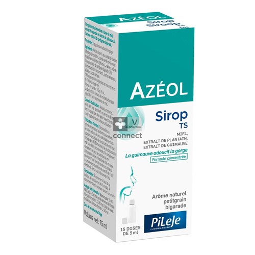 Pileje Azeol Toux Sèche Sirop 75Ml