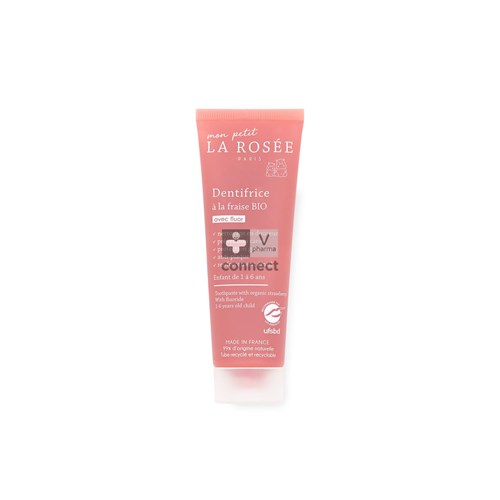 La Rosée Mon Petit Dentifrice Fraise Bio 50 ml