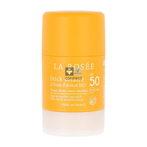 La Rosee Sun Stick Abrikozenolie Bio Ip50 15ml