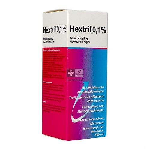 Hextril 0.1% Solution Bain Bouche 400 ml