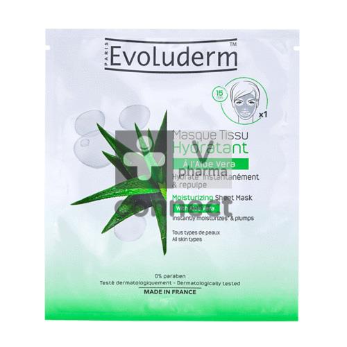 Evoluderm Masque Tissu Hydratant à l'Aloe Vera