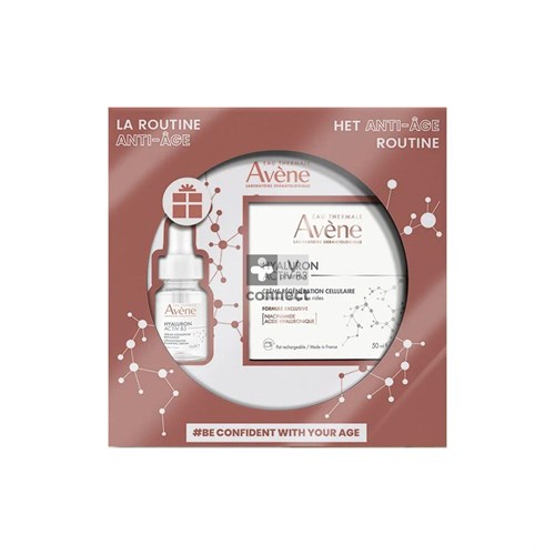 Avene Coffret Hyaluron Activ B3 Crème Jour Rides + Serum