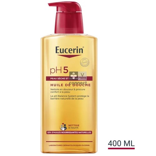 Eucerin Ph5 Doucheolie+refill 2x400ml Promo -35%