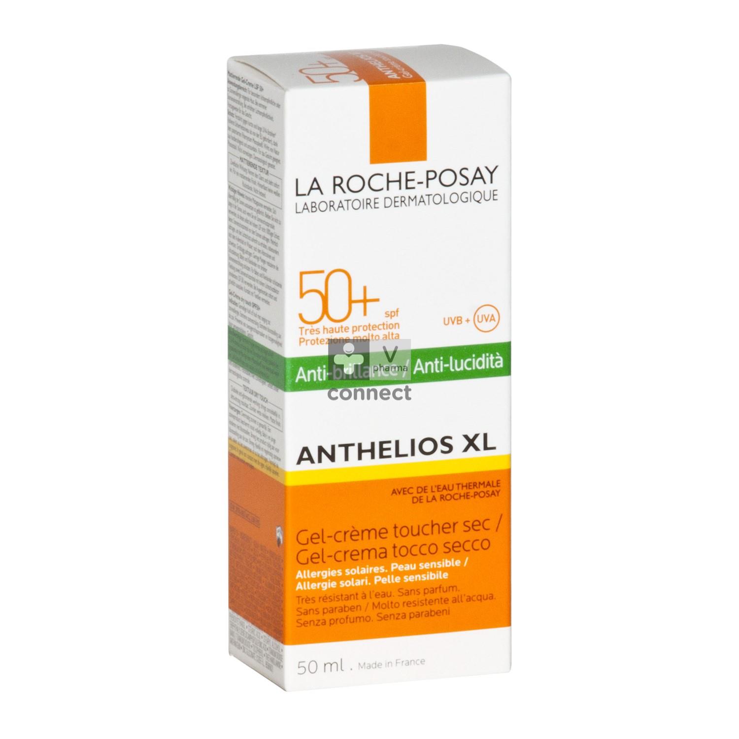 La Roche Posay Anthelios Xl Gel Crème Toucher Sec Spf50 50 Ml